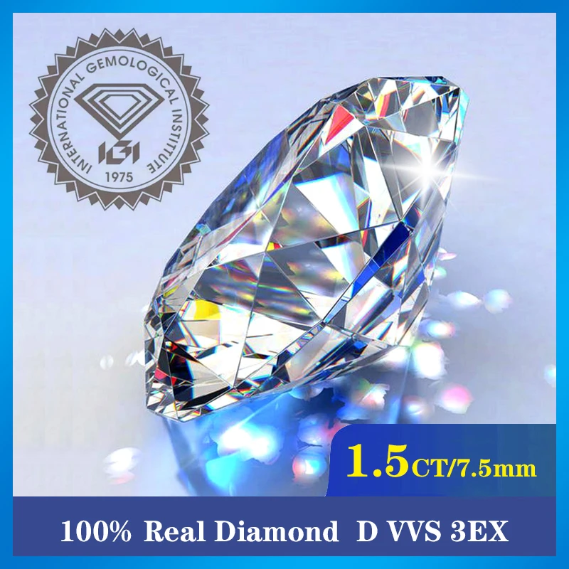 AITERNITY Lab-Grown Diamond Round White 1.0 Carat 6