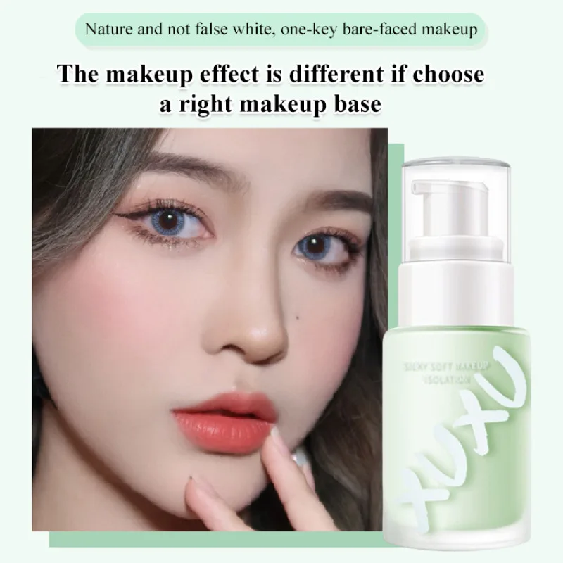 Soft Glow HydraQuench Face Cream Make-up Isolator Natural Finish Long Lasting Clear Skin Make-up Holding Foundation