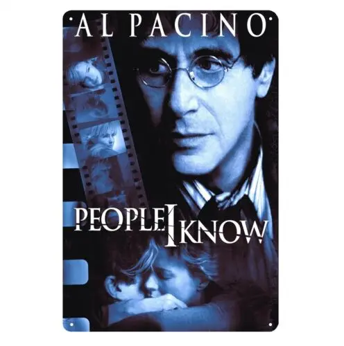 People I Know Al Pacino Movie Metal Poster Tin Sign 20x30cm