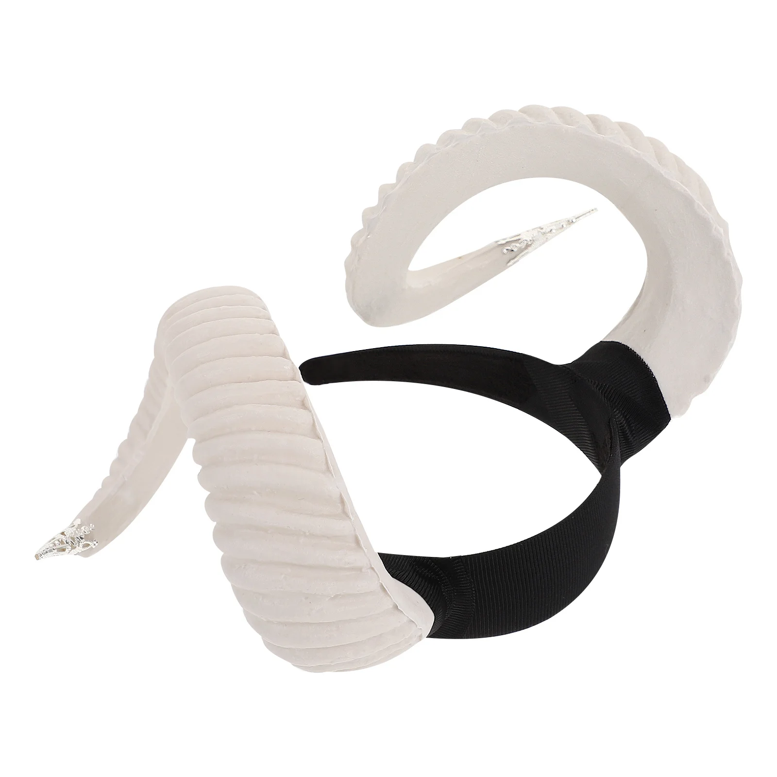 

1pc Sheep Horn Headband Halloween Cosplay Props Costume Accessory For Party Masquerade Festival Hair Decor Horn Hair Hoops