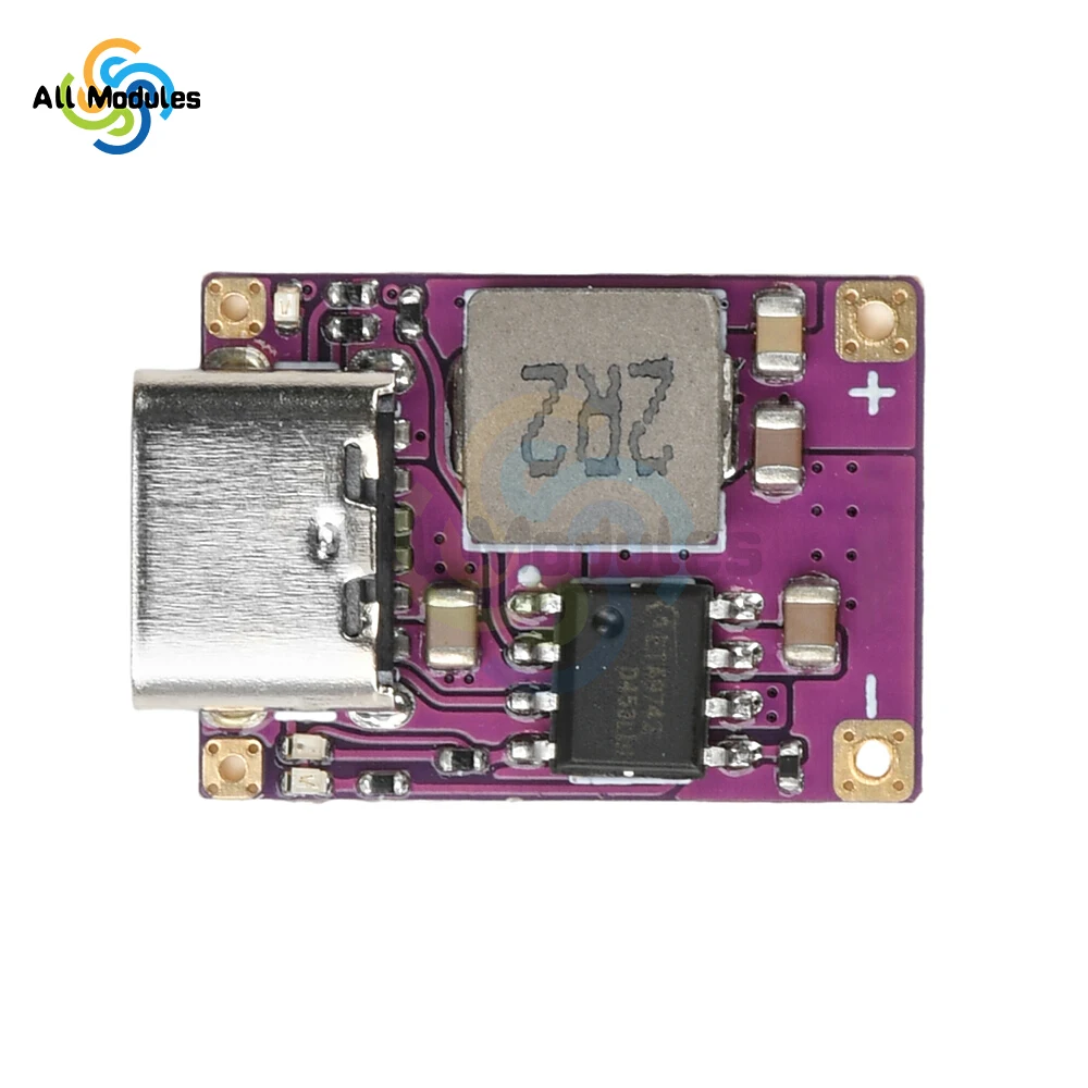 

Type C Mini DC5V 2.4A Charge/Discharge Module 18650 Li-ion Battery Charging Protection Board Lithium Battery Power Supply Module