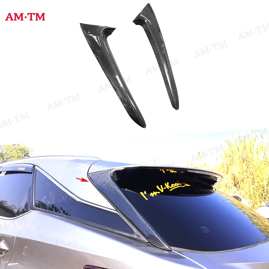 Carbon Fiber For Lexus RX 450H RX200 200T 300 Rear Window Side Spoiler Wing Diffuser Splitters Body kit