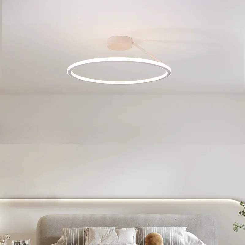 Nowoczesna lampa sufitowa LED do salonu jadalnia sypialnia korytarz szatnia żyrandol Home Decor oświetlenie wewnętrzne oprawa połysk