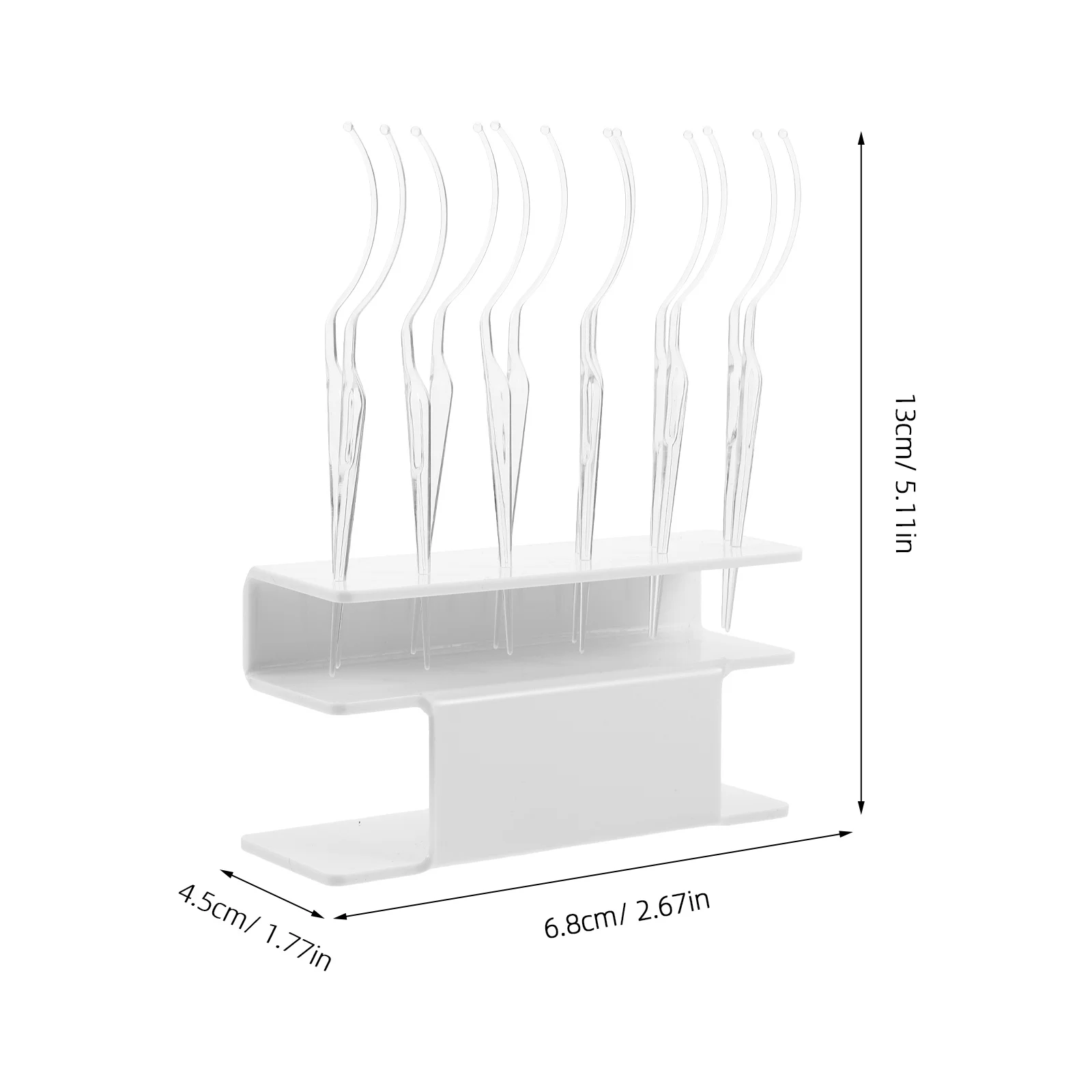 Présentoir de faux-cils blanc, 1 ensemble, support d'exposition de faux-cils, bâtons d'essai, organisateur de rangement de cils, outils de Salon de beauté
