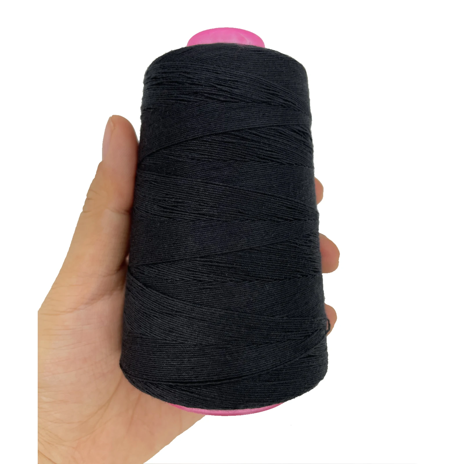 Thick Black Weaving Thread 100% Polyester for Making Wig Sewing Hair Weft Hair Extension Sewing Thread for Women