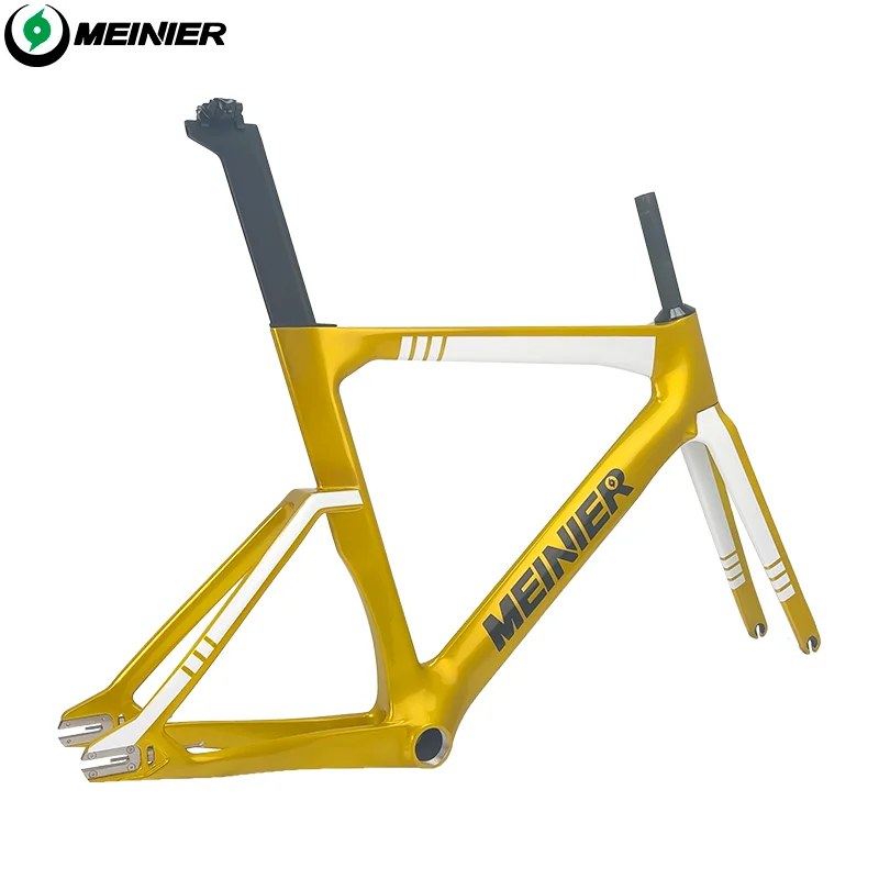Newset 700C Carbon Track Frame Road Frames Carbon Track Frameset Carbon Fiber Fixed Gear Track Bike Frame view 2