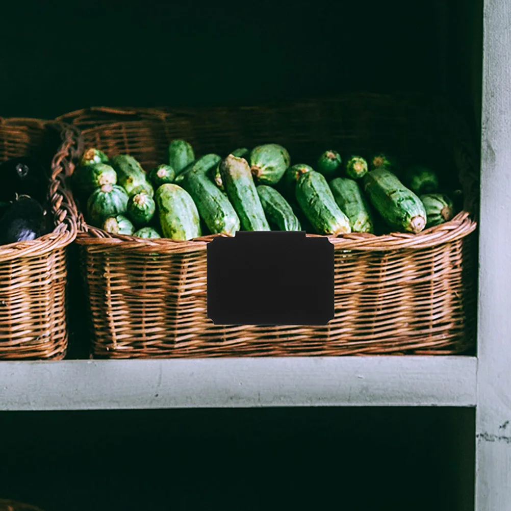 

15Pcs DIY Label Clips Chalkboard Sign Holder for Organizing Baskets Shelves Laundry Room Office Clip on Labels