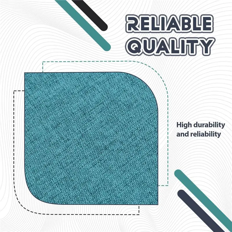 ABJI-Pack Of 4 Outdoor Waterproof Throw Pillow Covers Decorative Garden Cushion Cases Square Pillowcases 18 X 18 Inches