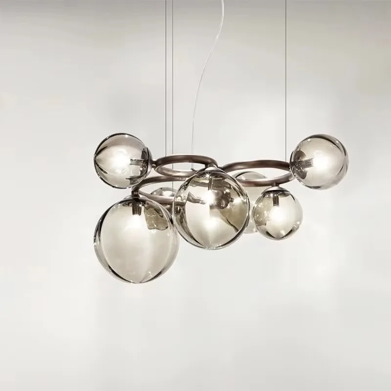 

Modern luxury transparent crystal glass chandelier decorative lighting chandelier
