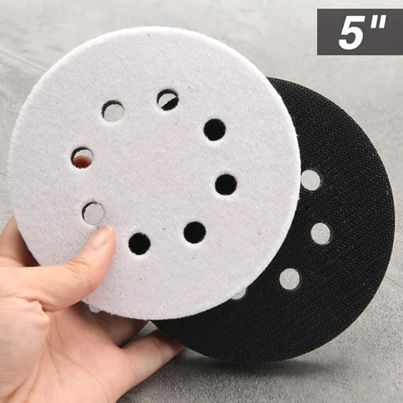 2pcs Abrasive Pad Sponge Cushion Pneumatic Protective Pad Self-adhesive Sandpaper Polishing Disc Grinding Lining