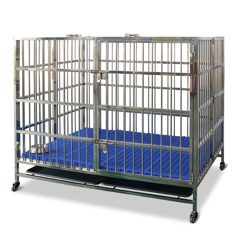 

The Best Wholesale Sturdy and Durable Pet Dog Cages Metal Kennels Dog Cage Stainless Steel