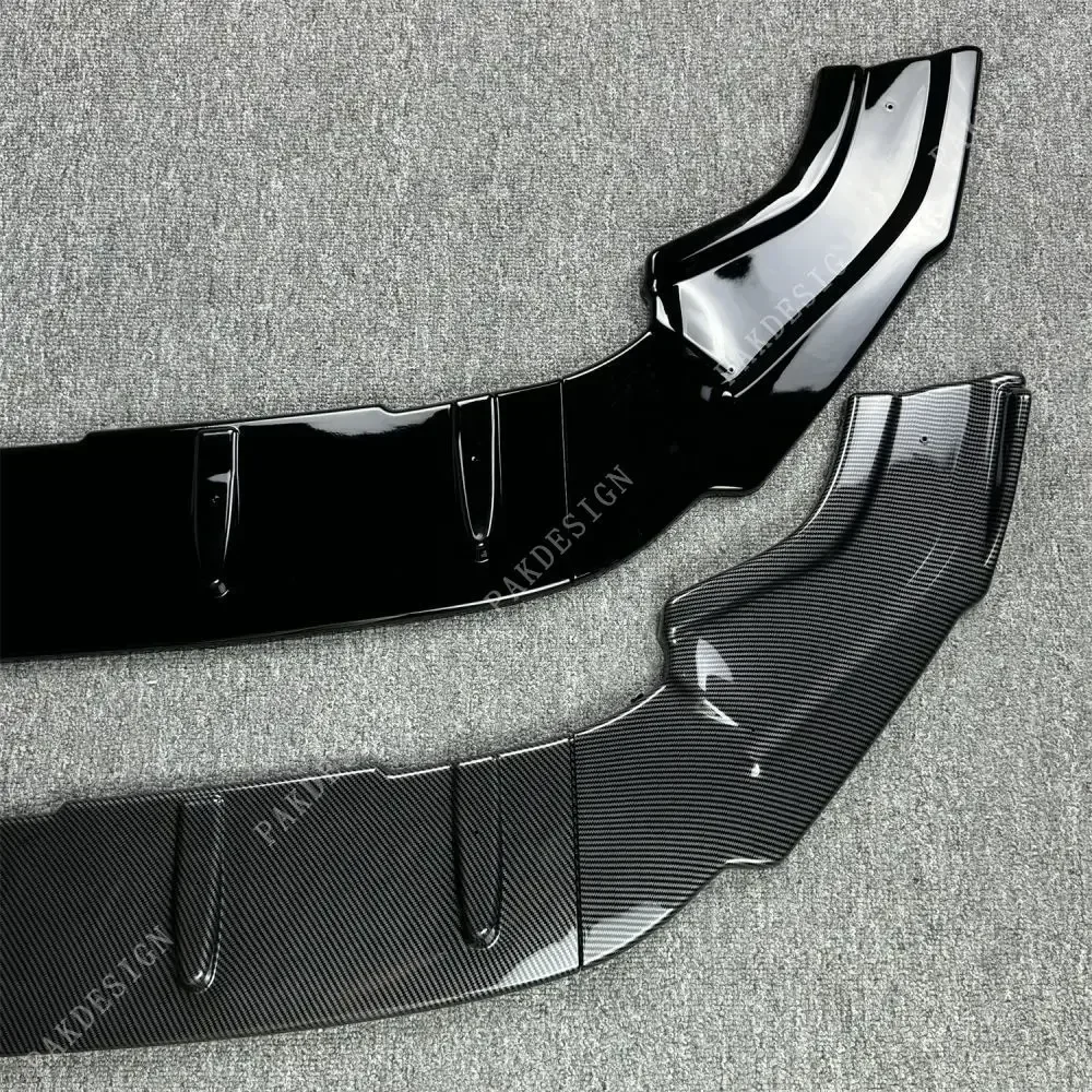 ABS Front Bumper Lip Spoiler Splitter Diffuser Canards Bodykit Cover Guard Trim for VW Golf 7 MK7 7.5 GTI GTD R R-Line 2012-2019