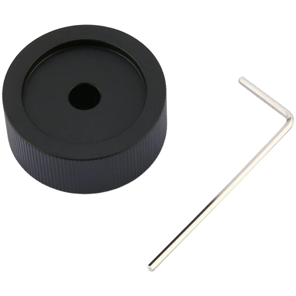 CNC Machined Volume Knob Compact Design Easy Installation Included Hex Screw Solid Aluminum Knob For Potentiometer