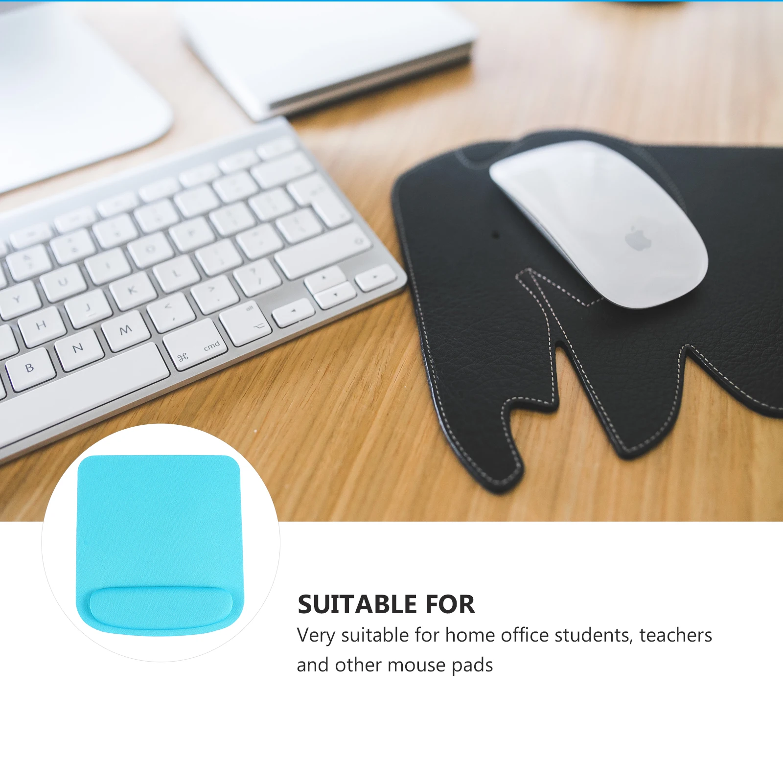 

1pc Ergonomic Memory Cotton Mouse Pad Wrist Support Cushion Skid Proof For Gaming Office Home Use Wrist Rest Mat