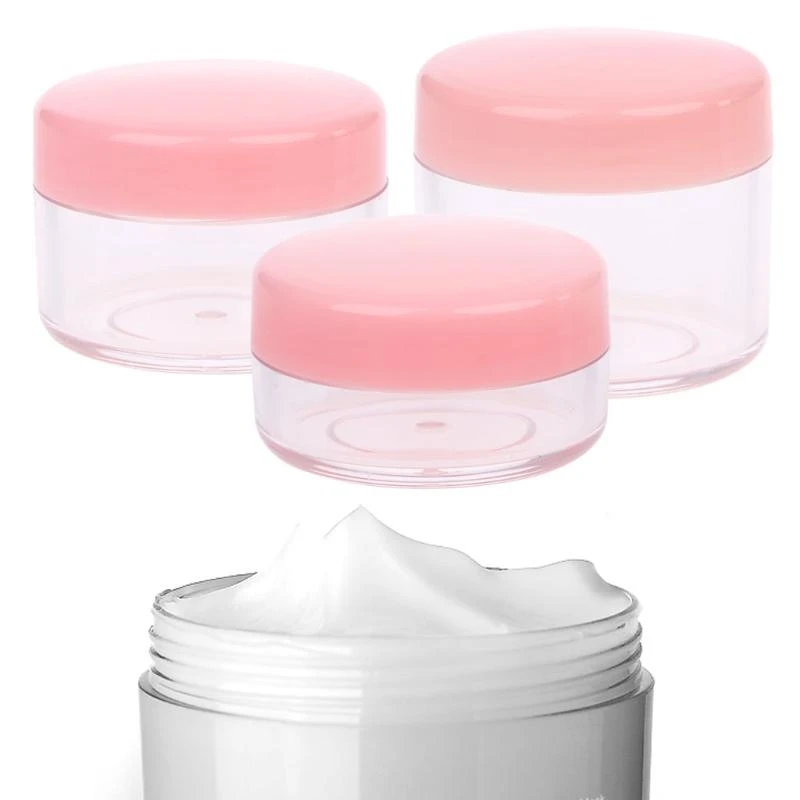 97QC mini muestra botella cosmética jarro maquillaje macizo crema para contenedor bálsamo labial