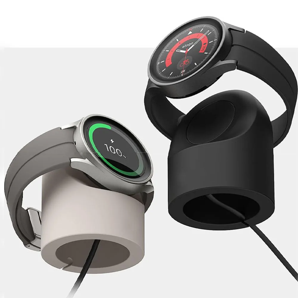 Charger For Samsung Galaxy Watch 5 40mm 44mm 42mm 46mm silicone Stand accessories Galaxy Watch 3 4 5 Pro Charger Stand 45mm 41mm