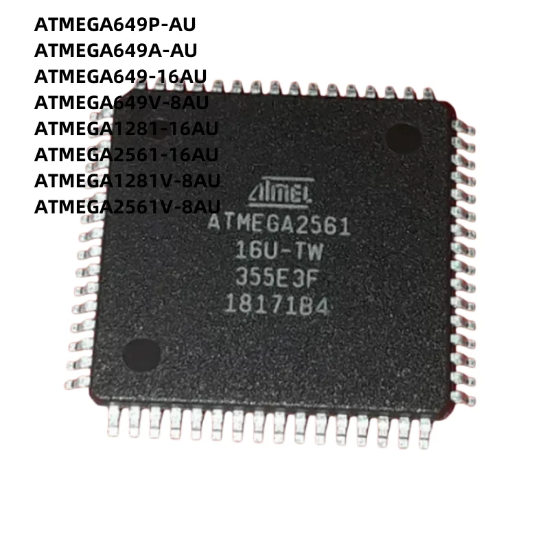 ATMEGA649-16AU ATMEGA649A-AU ATMEGA649P-AU ATMEGA649V-8AU ATMEGA1281-16AU ATMEGA1281V-8AU ATMEGA2561-16AU ATMEGA2561V-8AU IC MCU