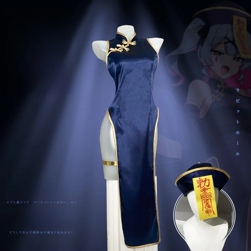 

loween Cosplay Costume orm Rabbit Hole Zombie Girl Traditional Hanfu Women's Faion Stage Performance Clothing Polyester