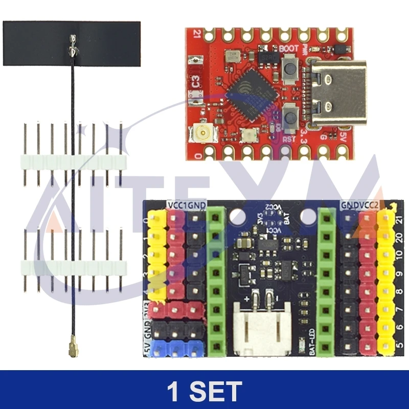SuperMini ESP32-C3 Plus WiFi Bluetooth Development Board ESP32 Module YANXD Expansion Board