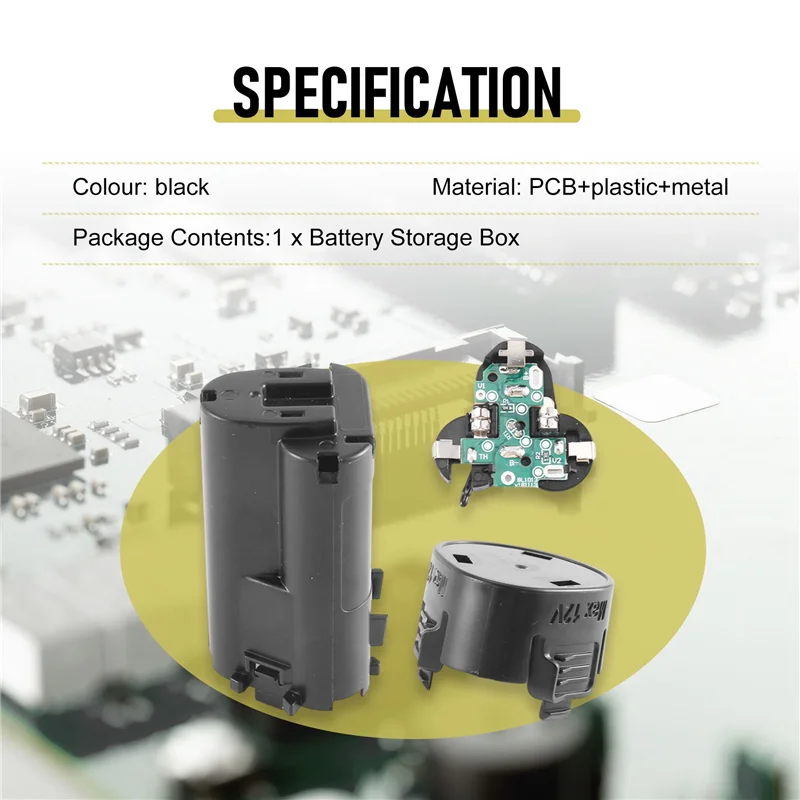 

BL1013 Electric Drill Battery Plastic Case PCB Board Circuit Board For 12V 10.8V Li- Battery BL1013 BL1014