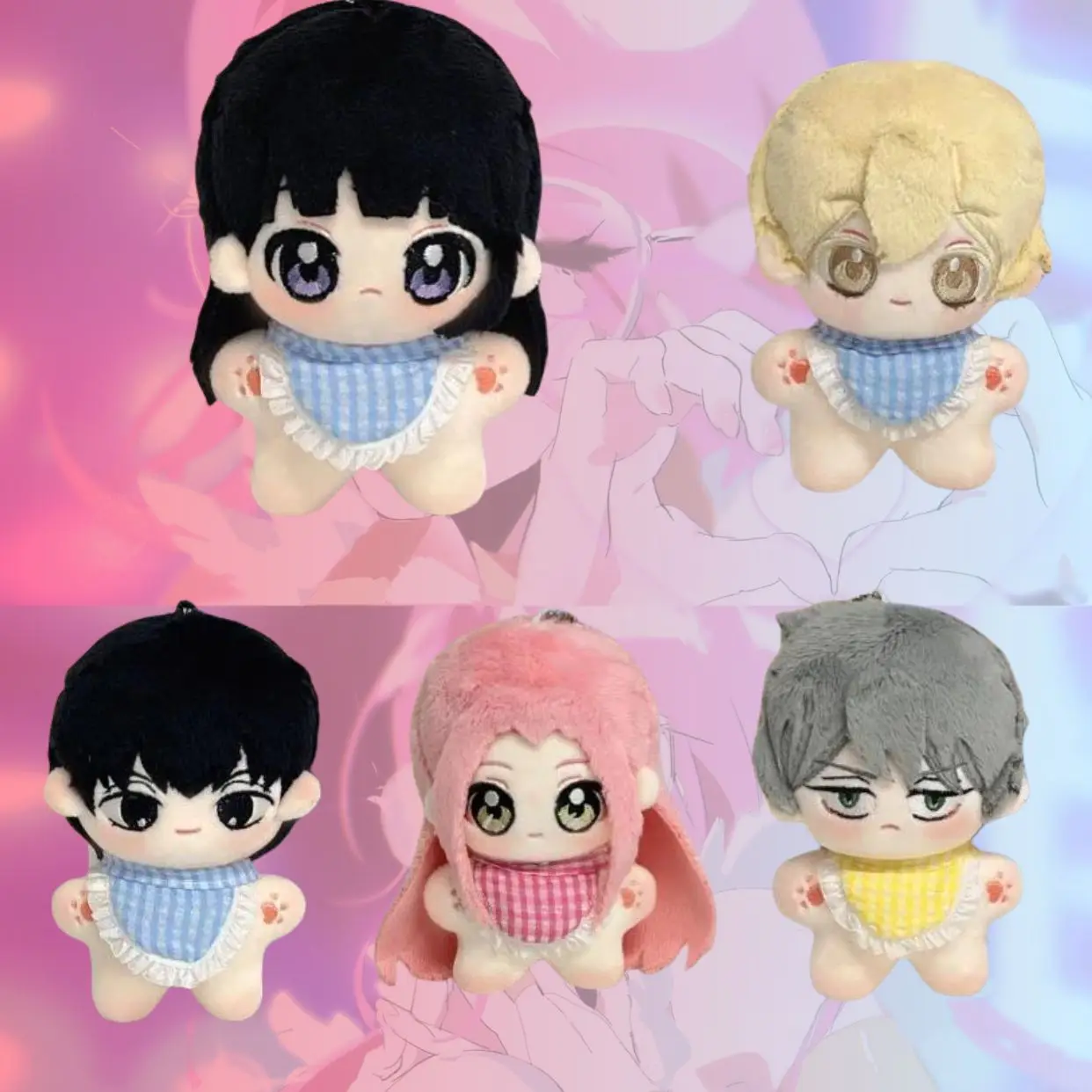 

10cm ALIEN STAGE Anime Figure MIZI SUA IVAN TILL LUKA Peripheral Cute Model Plush Doll Desktop Decoration Ornaments Gifts Toys