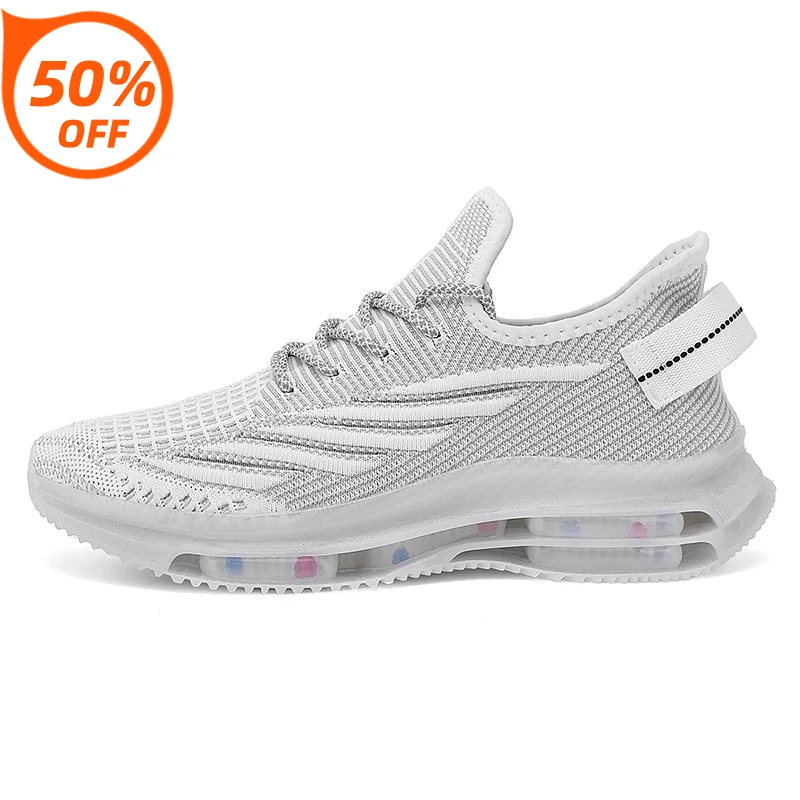 

Кроссовки для тренировок больших размеров с защитой от скольжения и амортизацией, повседневные, летние, для активного отдыха, дышащие, сетчатые