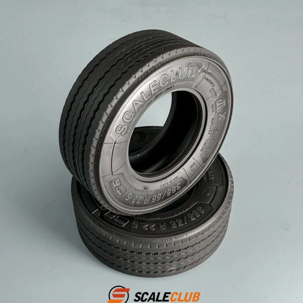 SCALECLUB 1/14 Tamiya Tractor Truck European Truck Style Tires with Mudguards