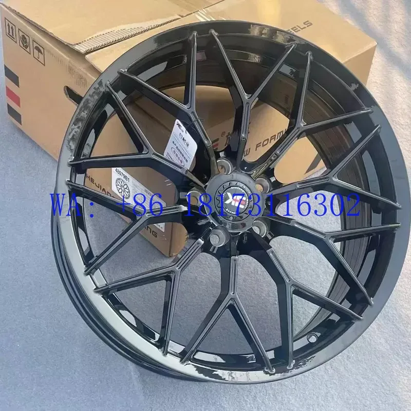 Hot Chrome 18-inch KE spinning branch modified wheels fit Golf ID3,  3 Wing, Civic Crown