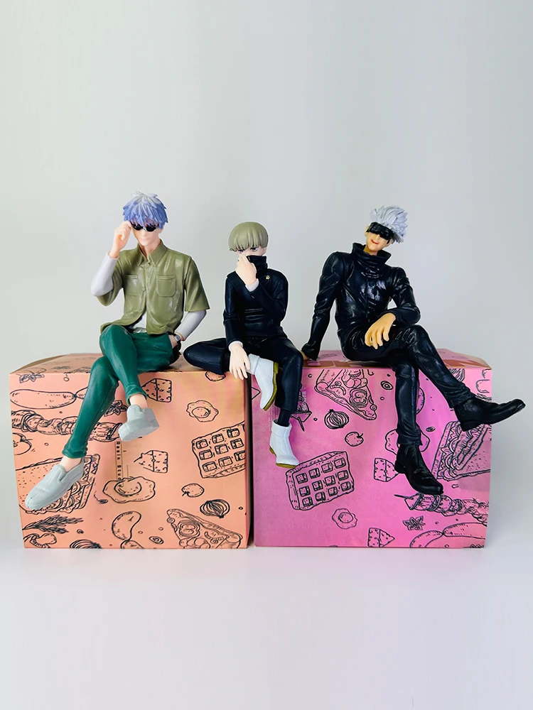 13 cm Japanische Anime Jujutsu Kaisen Figur Gojo Satoru Action Figure PVC Modell Spielzeug Sammeln Statue Nudel Stopper Kinder Geschenk