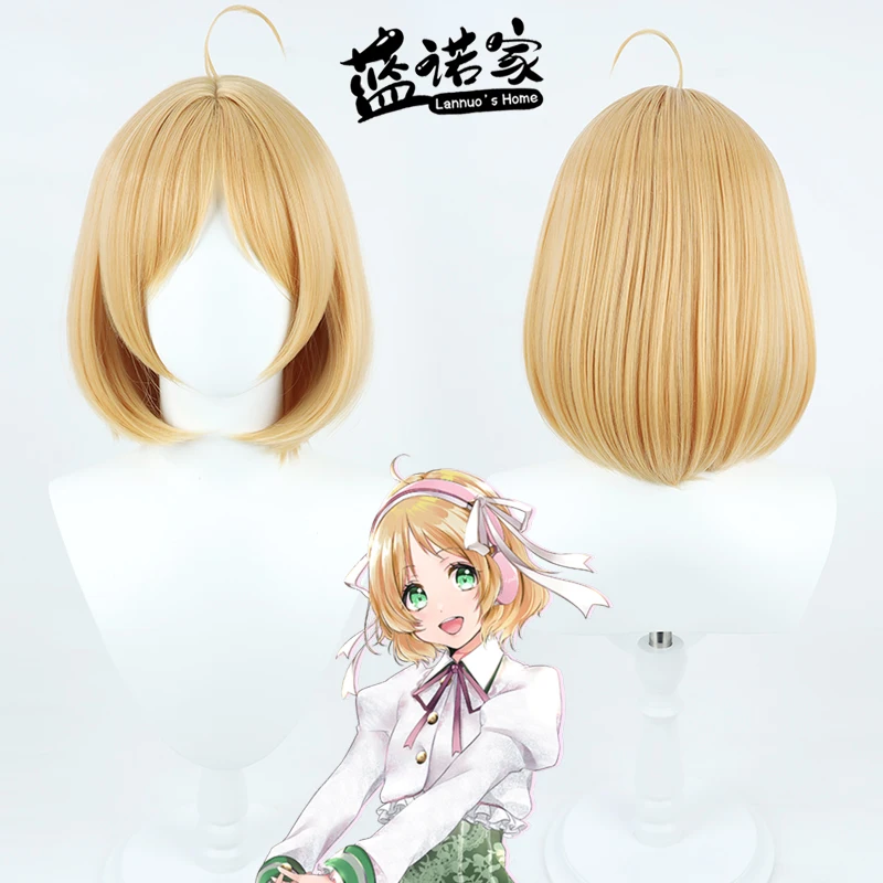 

Anime D4DJ Miyako Takeshita Cosplay Wig Halloween Carnival Party Props Synthetic Hair Heat Resistant Fiber + Wig Cap