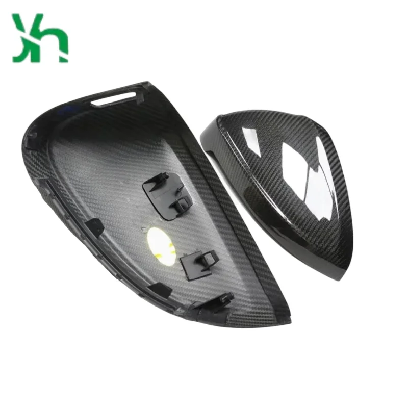 لأودي A4 A4L S4 (2016-) RS4 (2019-) A5 A5L (2017-) S5 (2017-) RS5 (2017-) غطاء مرآة من ألياف الكربون الحقيقية #2