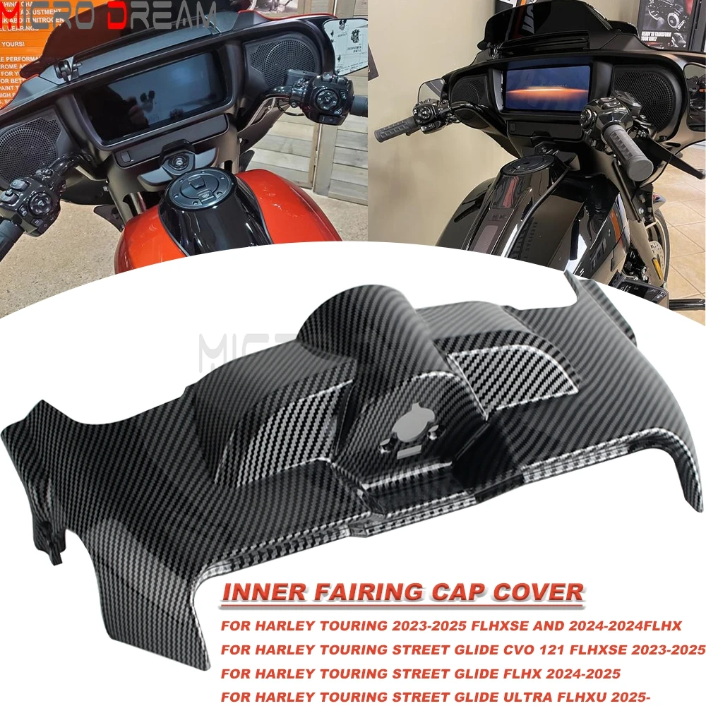 

For Harley Touring Street Glide CVO 121 FLHXSE Ultra FLHXU 2025 Motorcycle Front Inner Fairing Dash Panel Cover Cowl Neck Cover