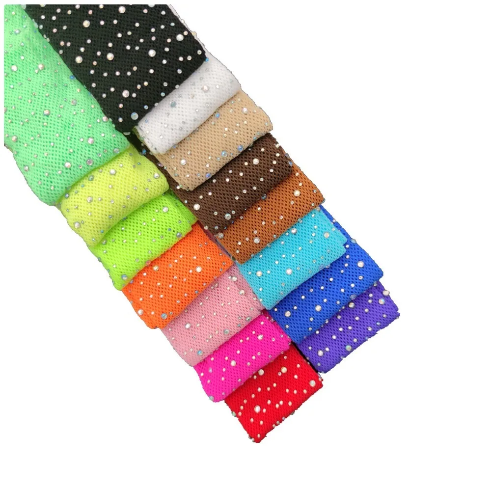 Kind Fischnetz Strass Dehnbar Eng Performance Kostüm Fischnetz Legging Prinzessin Baby Mädchen Glänzende Diamanten Mesh Strumpfhosen – Detail 2