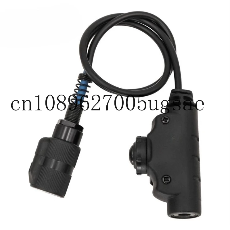 

New 6-pin U94 V2 PTT 6PIN PTT black head for AN/PRC-152 PRC-148 radio