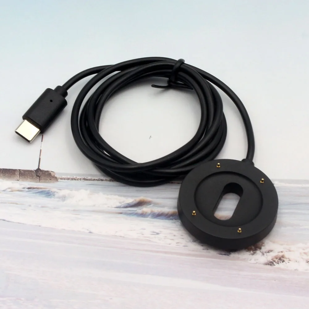 

Chargers for SUUNTO Run Sport Watch Magnetic Type-c Charging Cable 4 Pin Cord Charger Smartwatch Stable and Durable Transmission