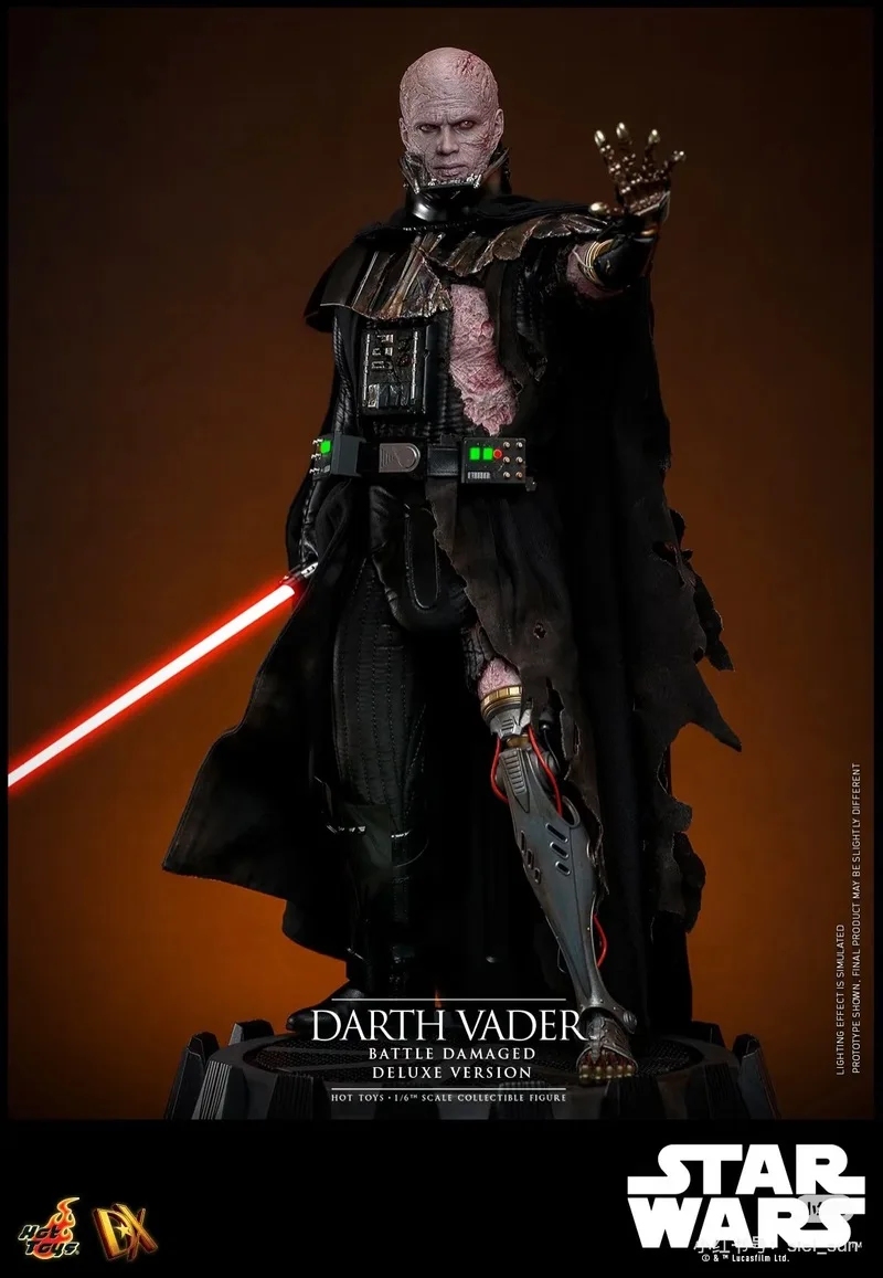 

Original Ht Hot Toys 1/6 Dx44 Dx45 Star Wars Darth Vader Battle Damage Edition Doll Decoration Christmas Birthday Gift