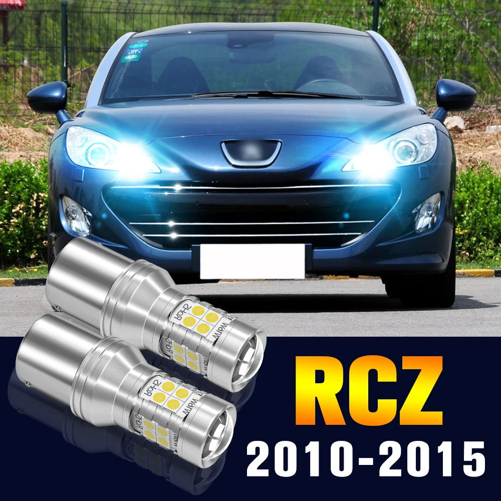 

2pcs LED DRL Daytime Running Light Bulb Lamp For Peugeot RCZ 2010-2015 2011 2012 2013 2014 Accessories