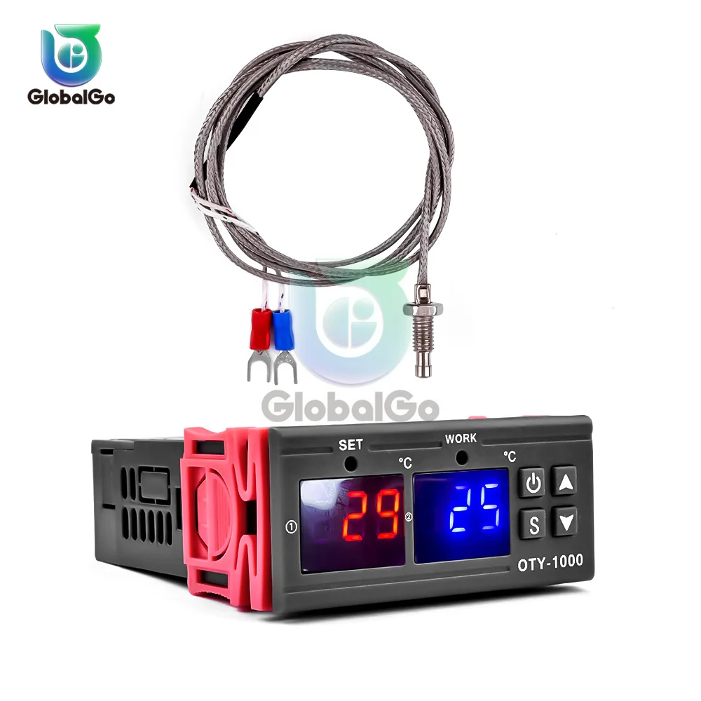 OTY-1000 Digital Temperature Controller AC220V Thermostat Thermoregulator incubator LED Display Temperature Control Switch Meter