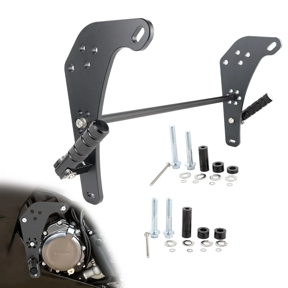 

Motorcycle Rider Footpeg Foot Rest For Suzuki GSX-S1000GT / GT+ 2022-2025 GSX-S1000GX / GX+ 2024-2025 Folding Highway Peg Mounts