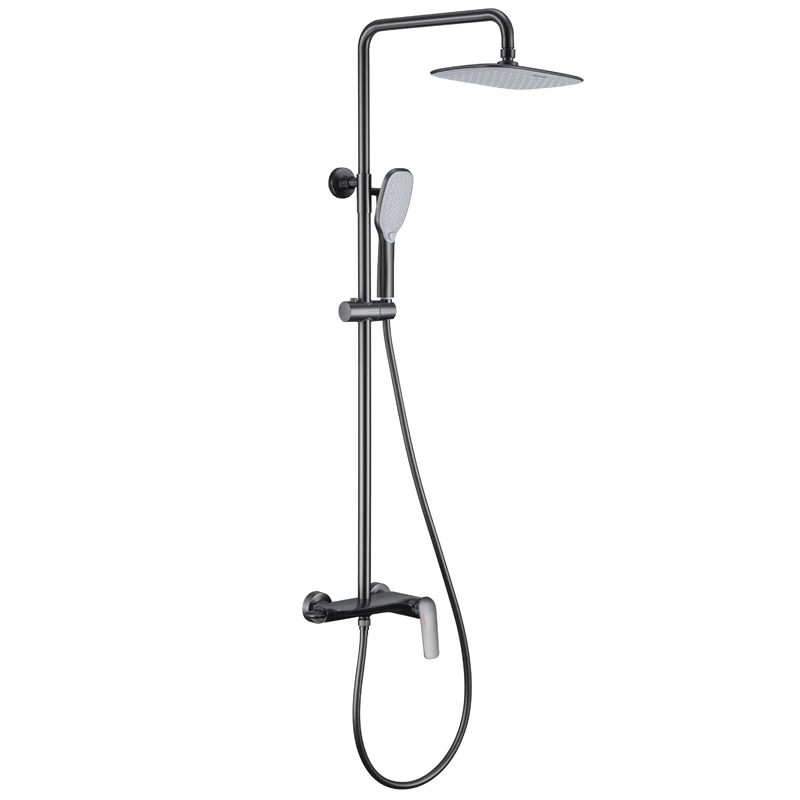 

Full copper shower set household bathroom shower pressurized bathroom toilet rain lotus head