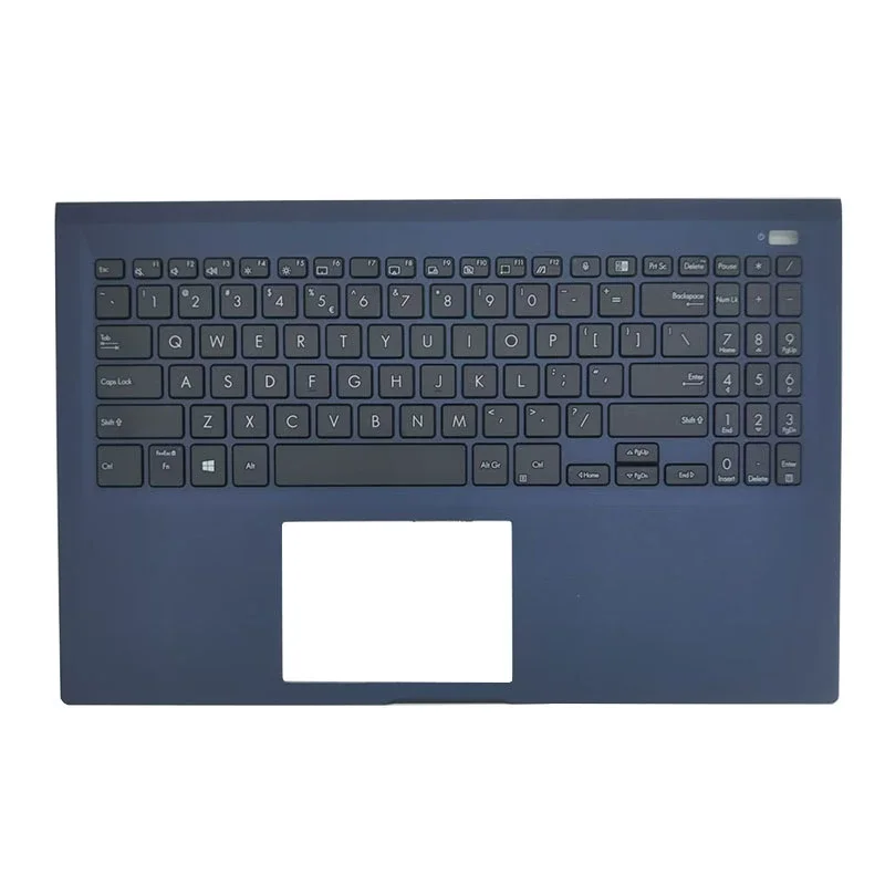 

New Palmrest Upper Case Keyboard w/ US Layout Keyboard For Asus Expertbook B1500C B1500 B1500CEA Dark Blue Color