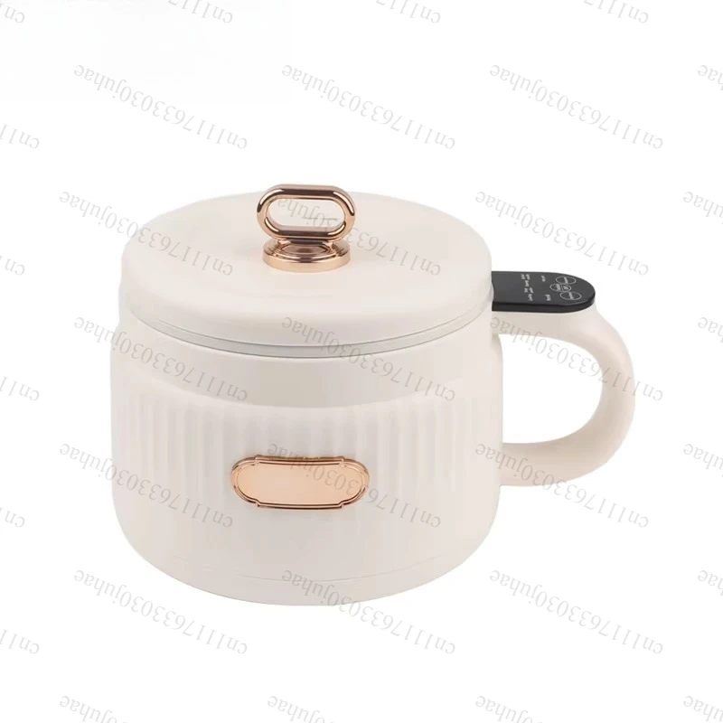 Portable intelligent rice cooker, electric frying pan, noodle stew pot, dormitory travel ceramic liner