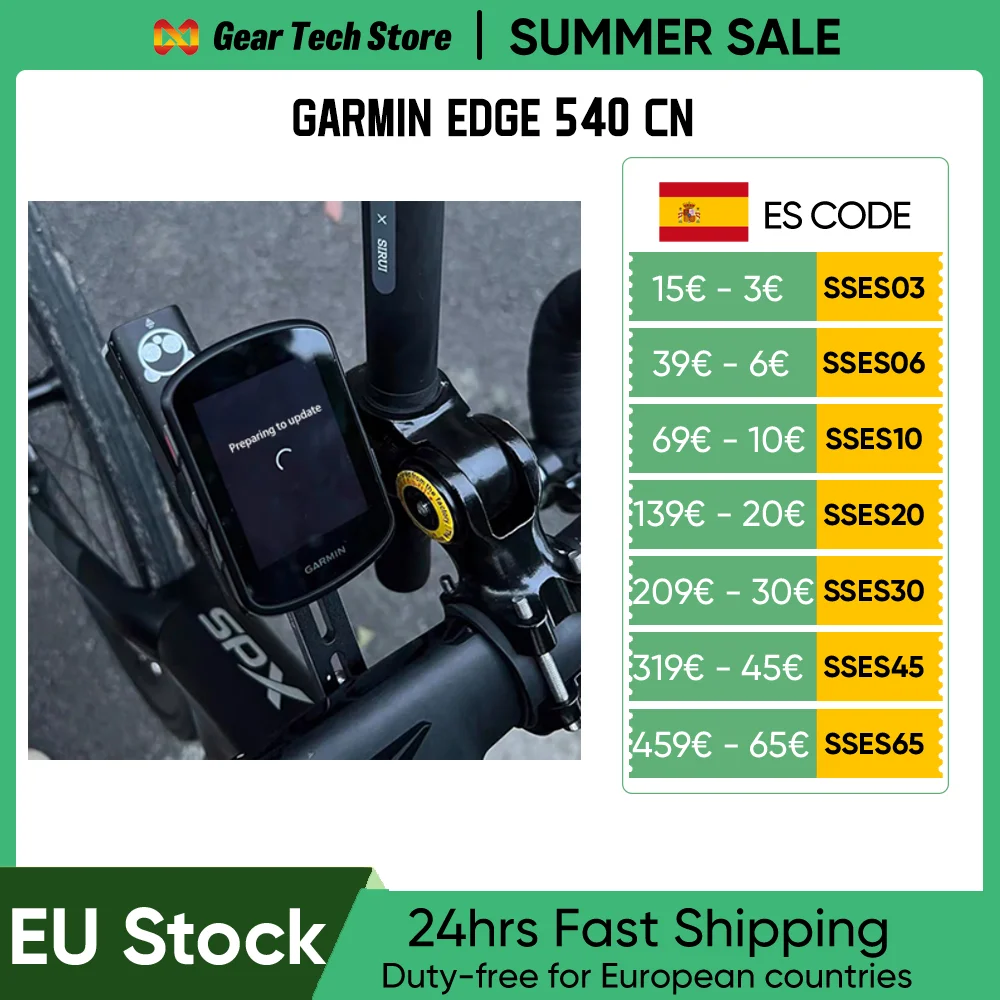 Computadora para Bicicleta Garmin Edge 540, GPS Profesional para Ciclismo, Entrenamiento, Navegación, Bicicleta de Carretera, Bicicleta de Montaña