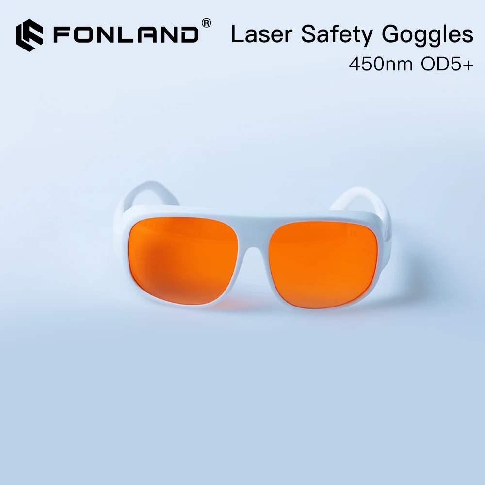 Fonland 355 & 532nm Laser Goggles Medium Size LP-GHP Protective Glasses Shield Protection for UV & Green Laser Safety Goggles