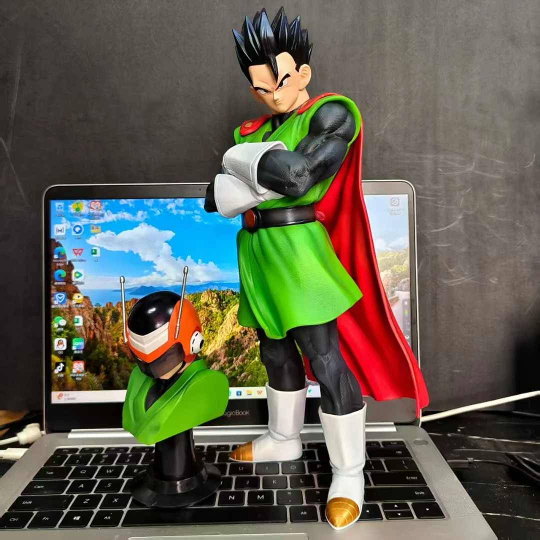 Dragon Ball Z Son Gohan Figure Replaceab Heads Super Saiyan Pvc Action Figures Great Saiyaman Statue Collection Model Toys Gifts