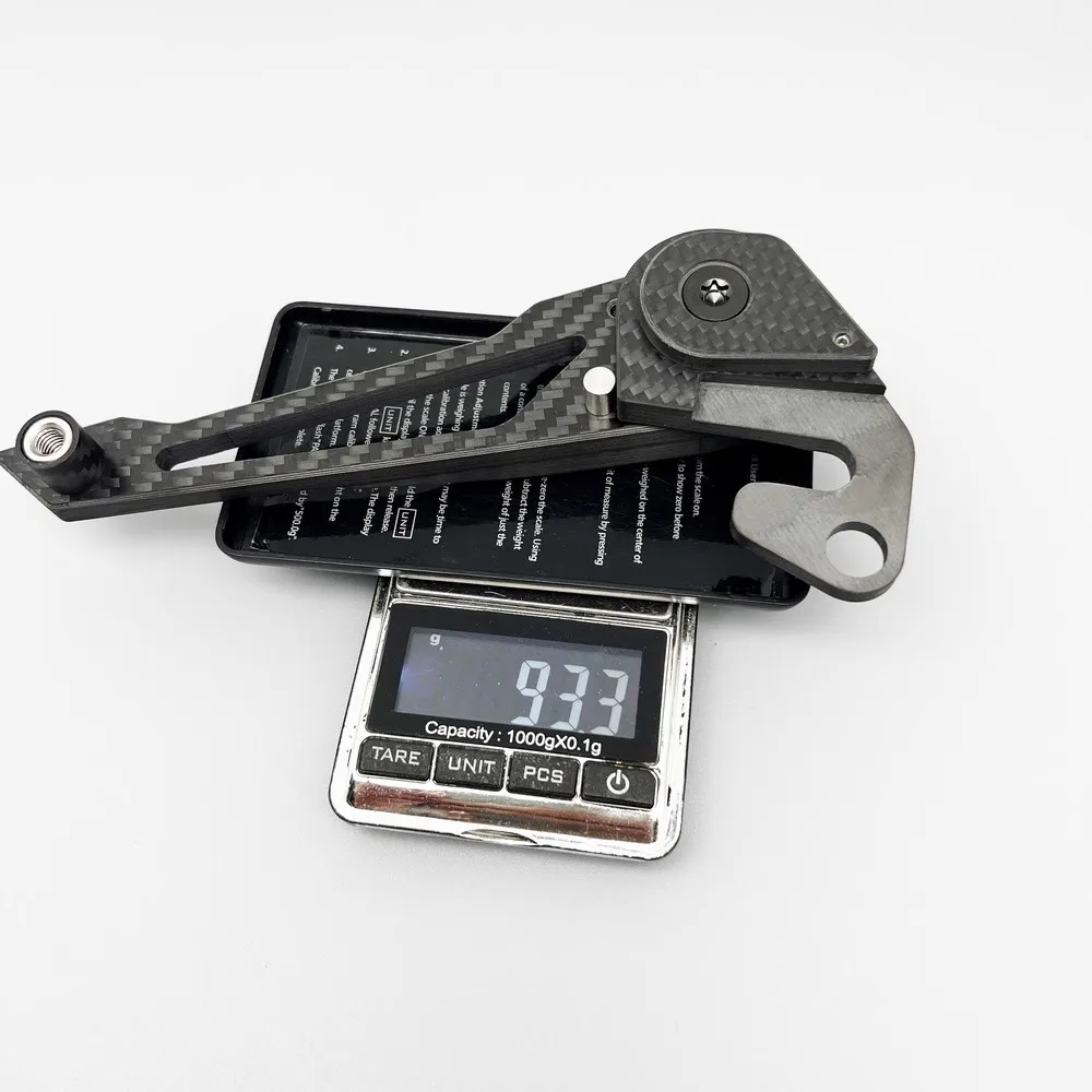 Unionjack Carbon Fiber Chain Tensioner for Brompton Pline Tline Ultra Light Chain Tensioner 7 Speed