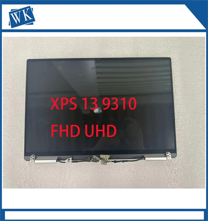 Conjunto de Tela Sensível ao Toque Prateado Dell Xps 13 9310 Lcd Fhd ou 4k 13.4 em 1