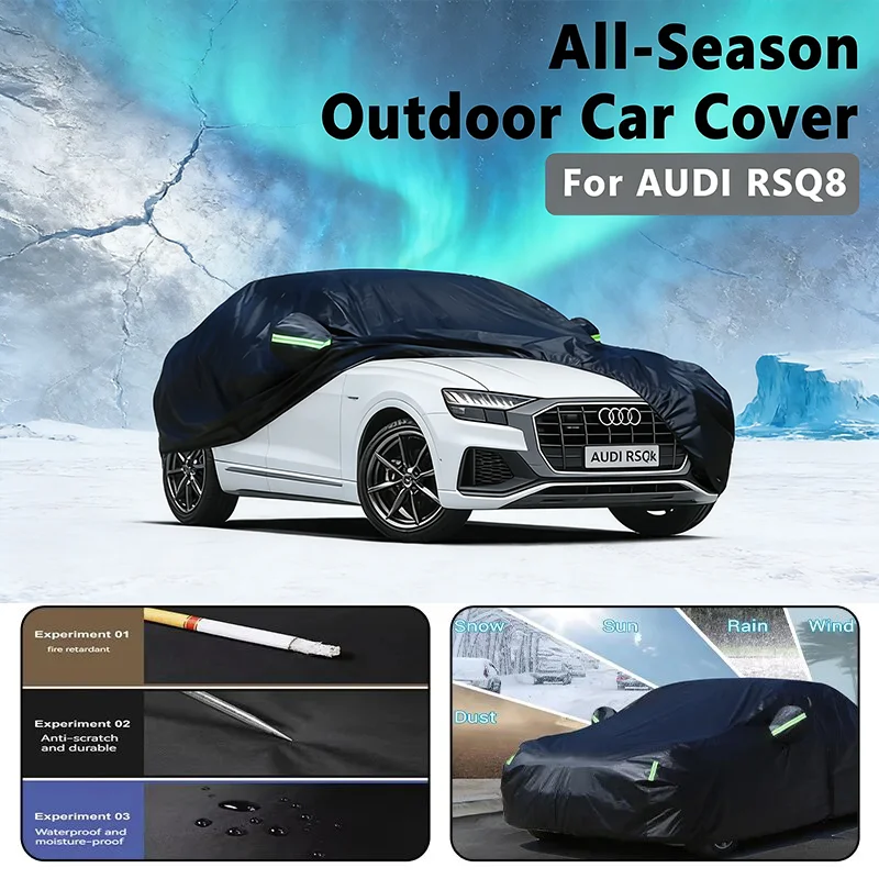 

Car Cover for AUDI RSQ8 - Outdoor Full Protection, Waterproof Dustproof Heat-Resistant car accessories