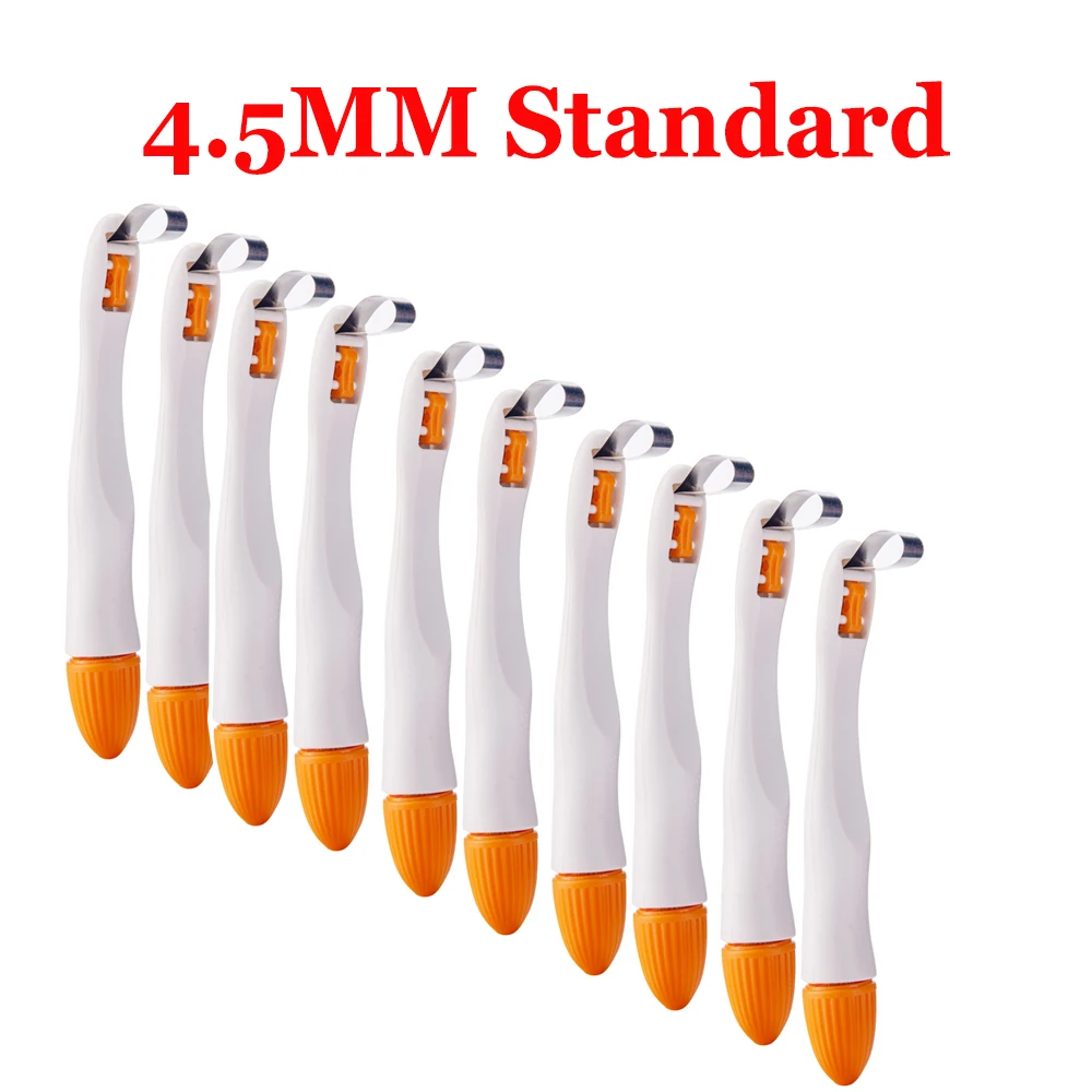10/50pcs Dental Pro Matrix Bands Easyinsmile Preformed Adjustable Ring Matrices Molar Premolar 4.5/6MM Standard and Curved image 3
