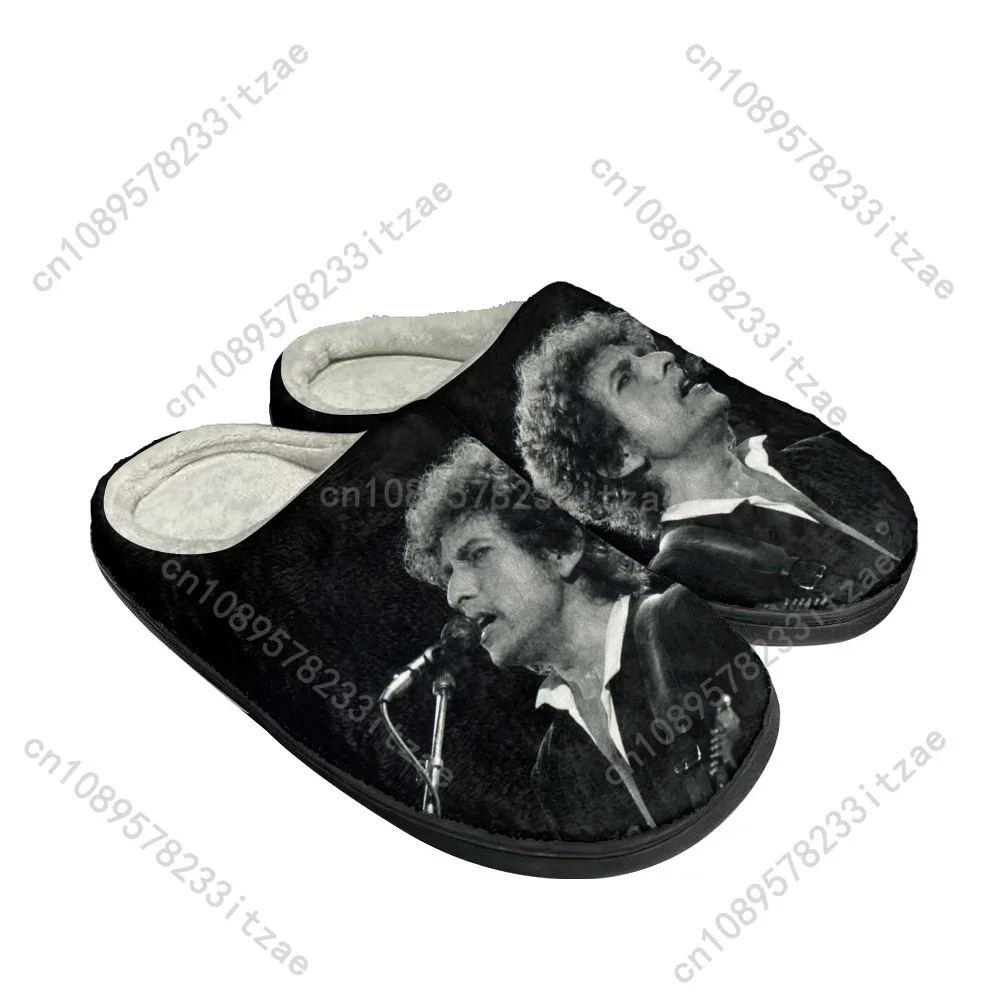 Hot Cool Bob Dylan Fashion Cotton Custom Slippers Mens Womens Teenager Plush Casual Keep Warm Shoes Thermal Comfortable Slipper